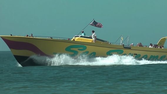 Sea Screamer speedboat ride at Clearwater Beach with lunch