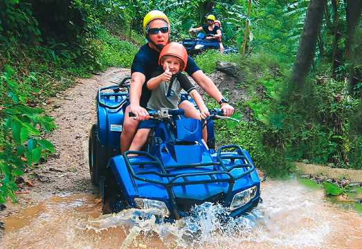 Phuket ziplining in Thailand [Available for same-day booking! Big Buddha Mountain | ATV adventure | Elephant riding|SUV