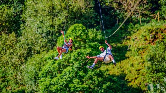 毛里求斯:Vallé Advenature Park 的 Sky Pulse Tour 7 條線路