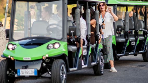 Rome: Golf Cart Tour with Authentic Gelato Tasting