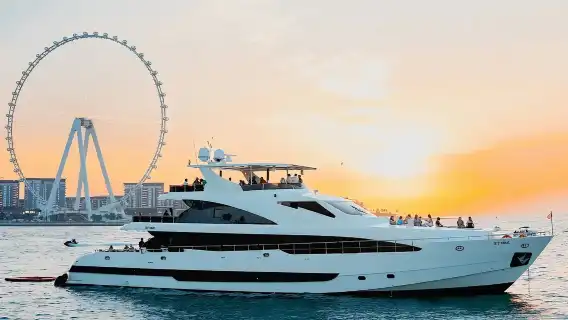 杜拜 Xclusive 豪華共享碼頭遊艇之旅 1/2/3 小時+現場音樂+早餐/燒烤+飲品（可選）