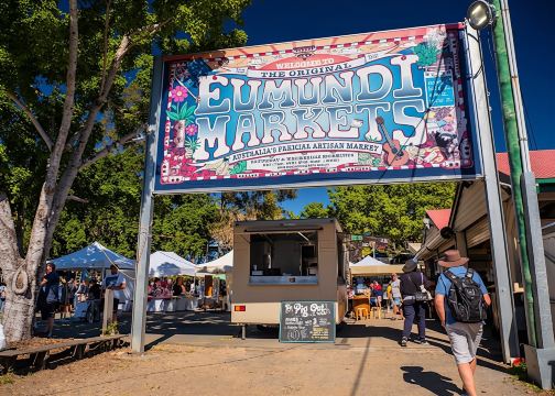 Sunshine Coast and Noosa Eumundi Markets Return Bus Transfer