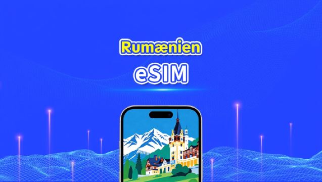 Rumænien eSIM | 5G/4G | Højhastighedsdata | 24 timer | Valgfri varighed 1-30 dage | QR-kode