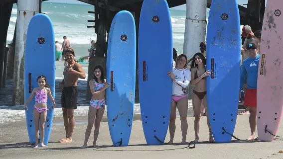 One Hour Surf Lesson with Experienced Instructor in Cocoa Beach