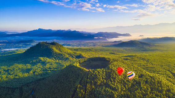 騰衝火山公園+熱海景區+疊水河一日遊可升級浴谷溫泉熱氣球