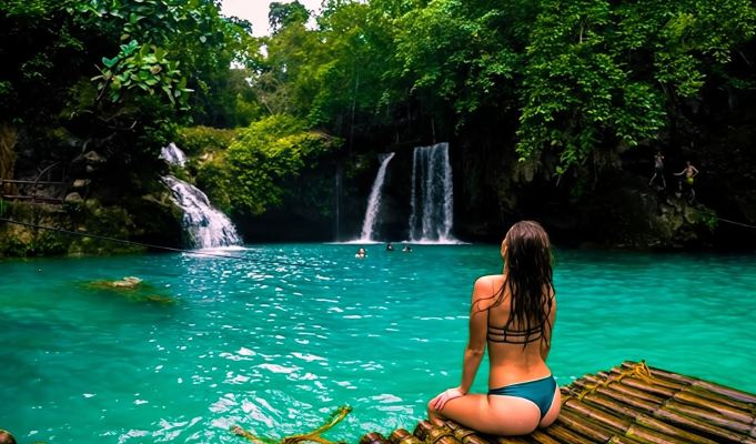 From Cebu: Badian Canyoneering and Kawasan Falls Experience 1-day tour | Round-trip transfer