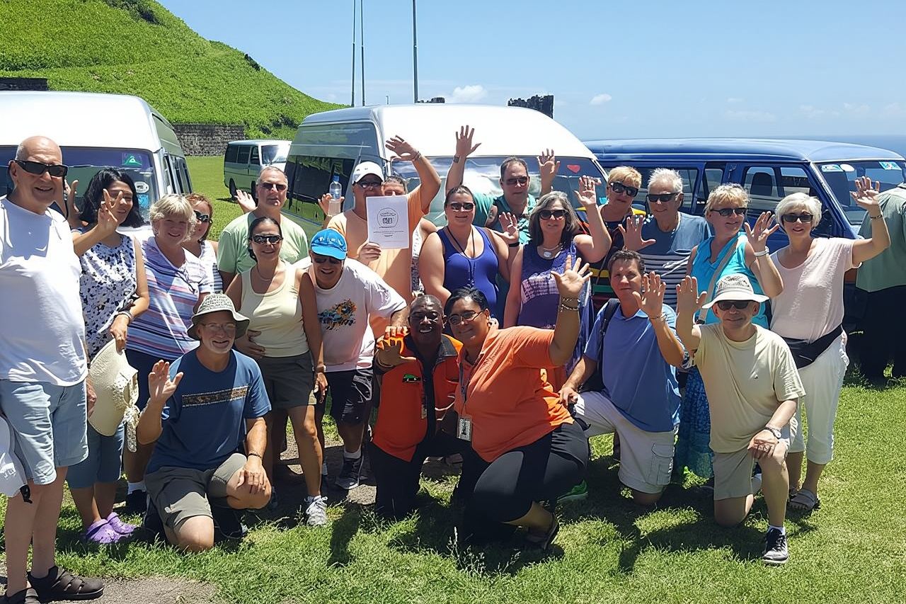 Tour panoramico completo dell'isola di St Kitts