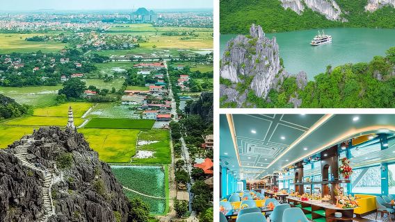 Excelente crucero de un día por la bahía de Halong con todo incluido desde Hanoi