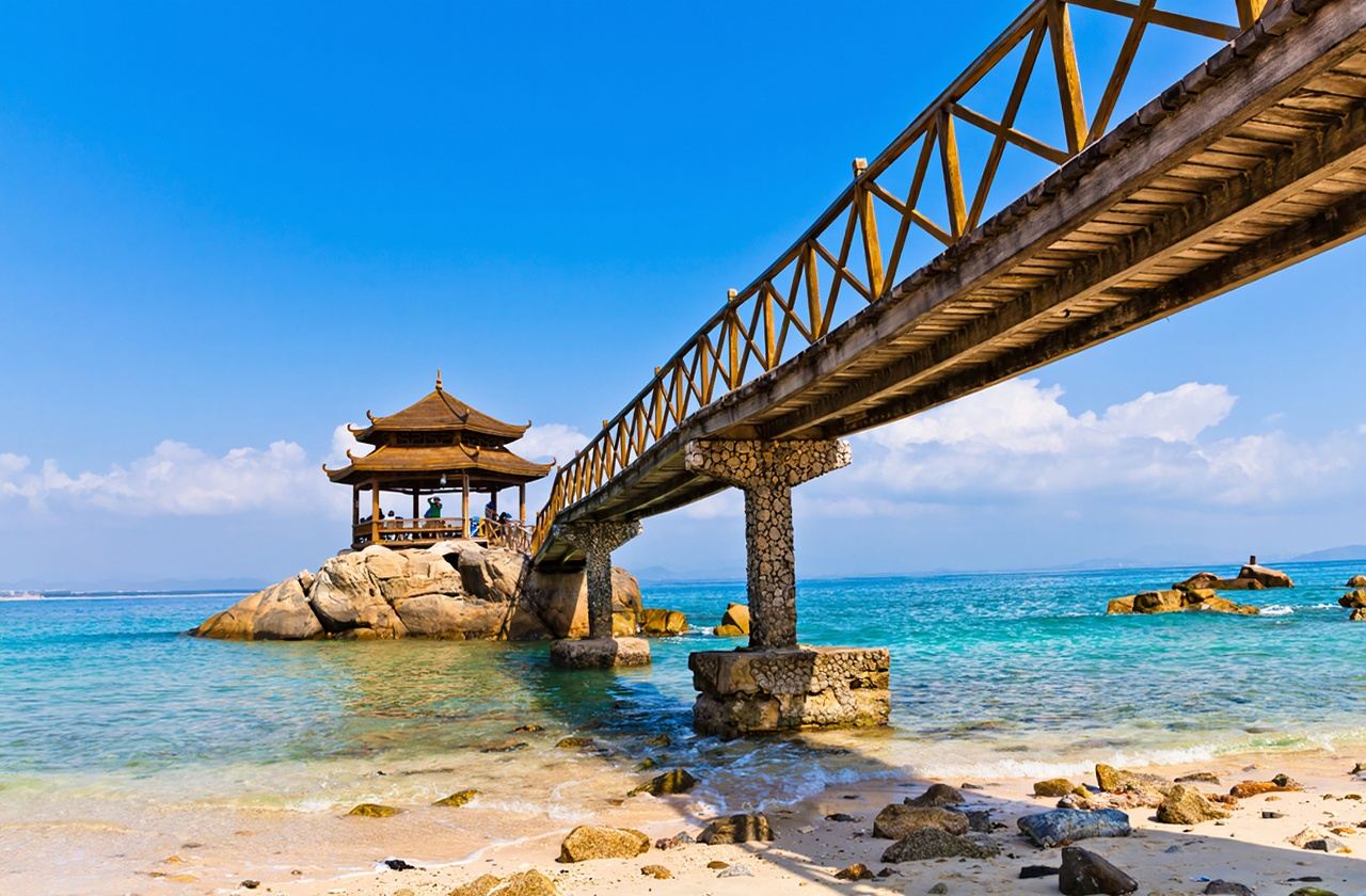 錯峰出遊丨限時私人導覽丨三亞蜈支洲島純玩一日遊可選環島電瓶車