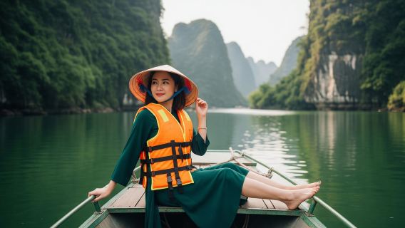 Tour di un giorno a Ninh Binh | Noleggio auto privata in Vietnam con guida | Itinerario consigliato Bai Dinh-Trang An-Hang Mu