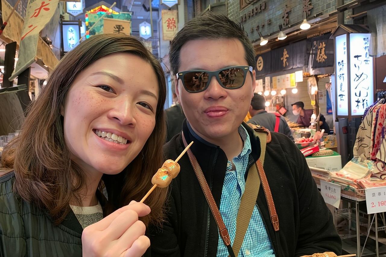 Nishiki Market Brunch Walking Tour (7 Tastings + Brunch)