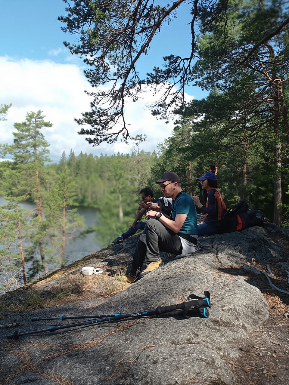 From Helsinki: Nuuksio National Park Hiking Tour with Food