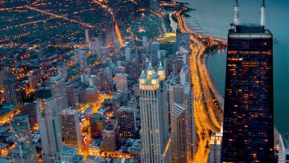 Chicago: Tiket 360 Chicago Observation Deck Sip and View