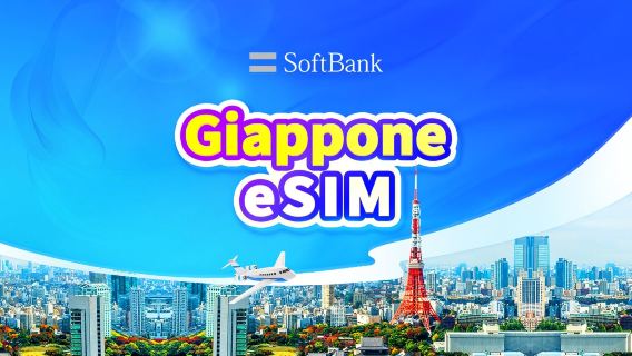 Japan SoftBank 4G/5G eSIM | Pacchetti giornalieri | 1-30 giorni | Validità a 24 ore | Codice QR