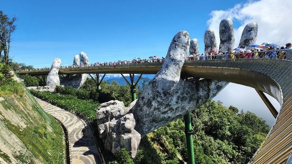 TIEN SA or CHAN MAY Port to GOLDEN BRIDGE - Marble Mountains