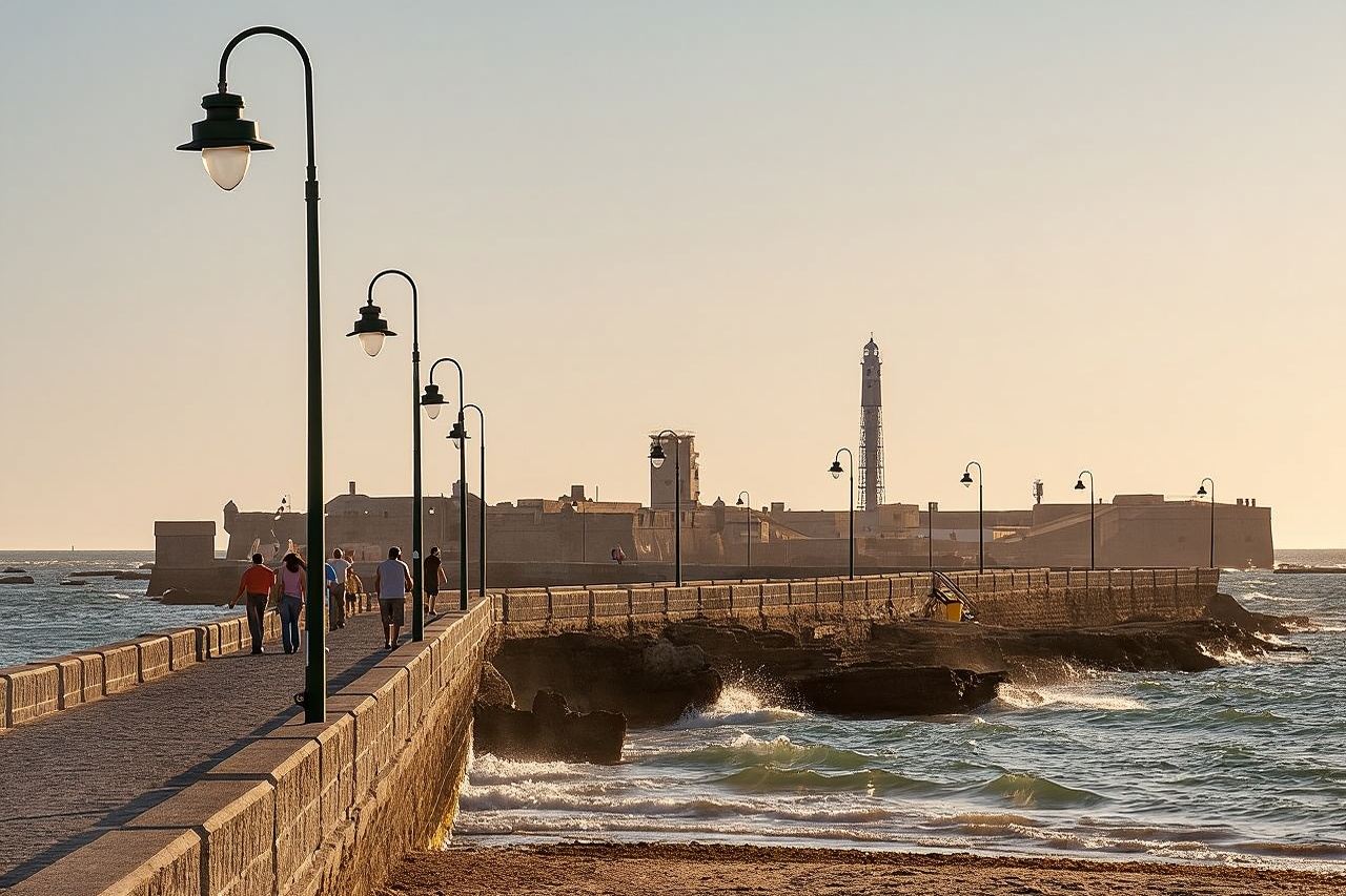 カディスでのプライベートヘルシーフード体験とウォーキングツアー