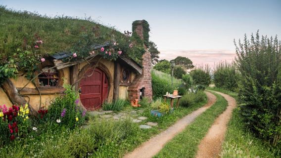 Partenza da Rotorua, Nuova Zelanda: Tour di un giorno al Villaggio degli Hobbit (con bus turistico e buffet incluso)