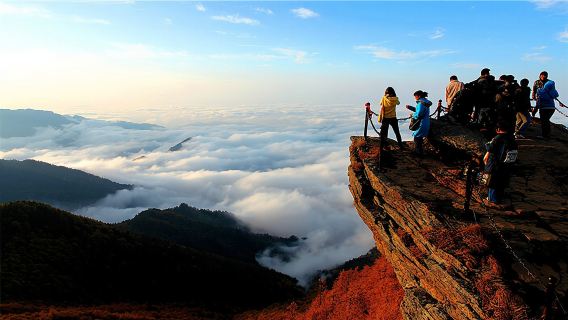 lawatan sehari Taman Negara Hutan Gunung Taibai | Kumpulan kecil 2~8 orang mendaki dalam Banjaran Qinling melihat lautan awan bergelora