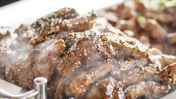 BBQ Food on TSS Enslow, Queenstown, New Zealand 2196