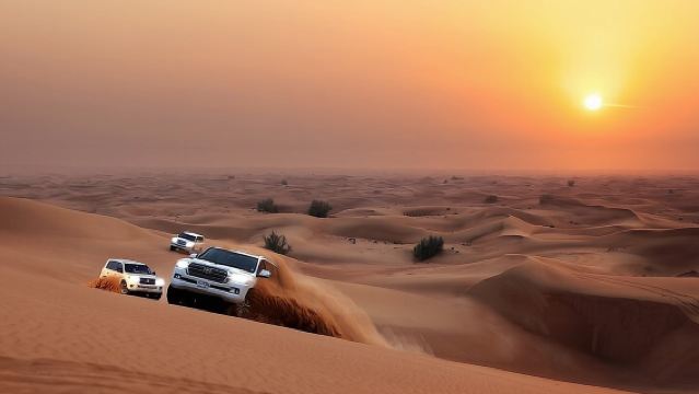 ซาฟารีทะเลทรายดูไบพร้อมขับรถควอดไบค์