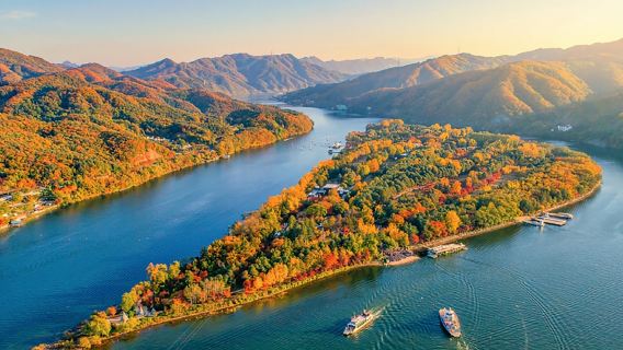 Round Round-trip from Seoul - Nami Island + Petite France + Italian Village one-day tour