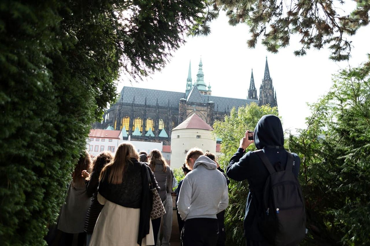 Prague Castle Interiors, Bus Tour and Vltava River Cruise