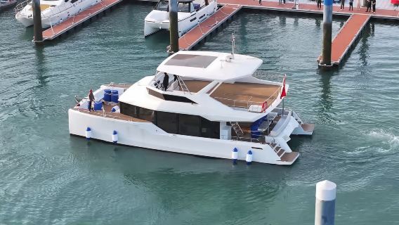 【福州平潭遊艇包船】平潭 55尺雙體豪華遊艇包船出海~贈送水果飲料+豐富水上項目等你來體驗