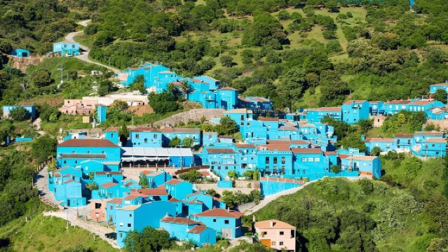 Lawatan sehari ke Kampung Smurf di Húscar dari Sevilla