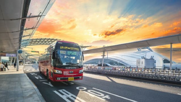 6102 Incheon Airport ->  Seoul Korea University, Seongbuk-gu, Gangbuk-gu Limousine Bus Ticket