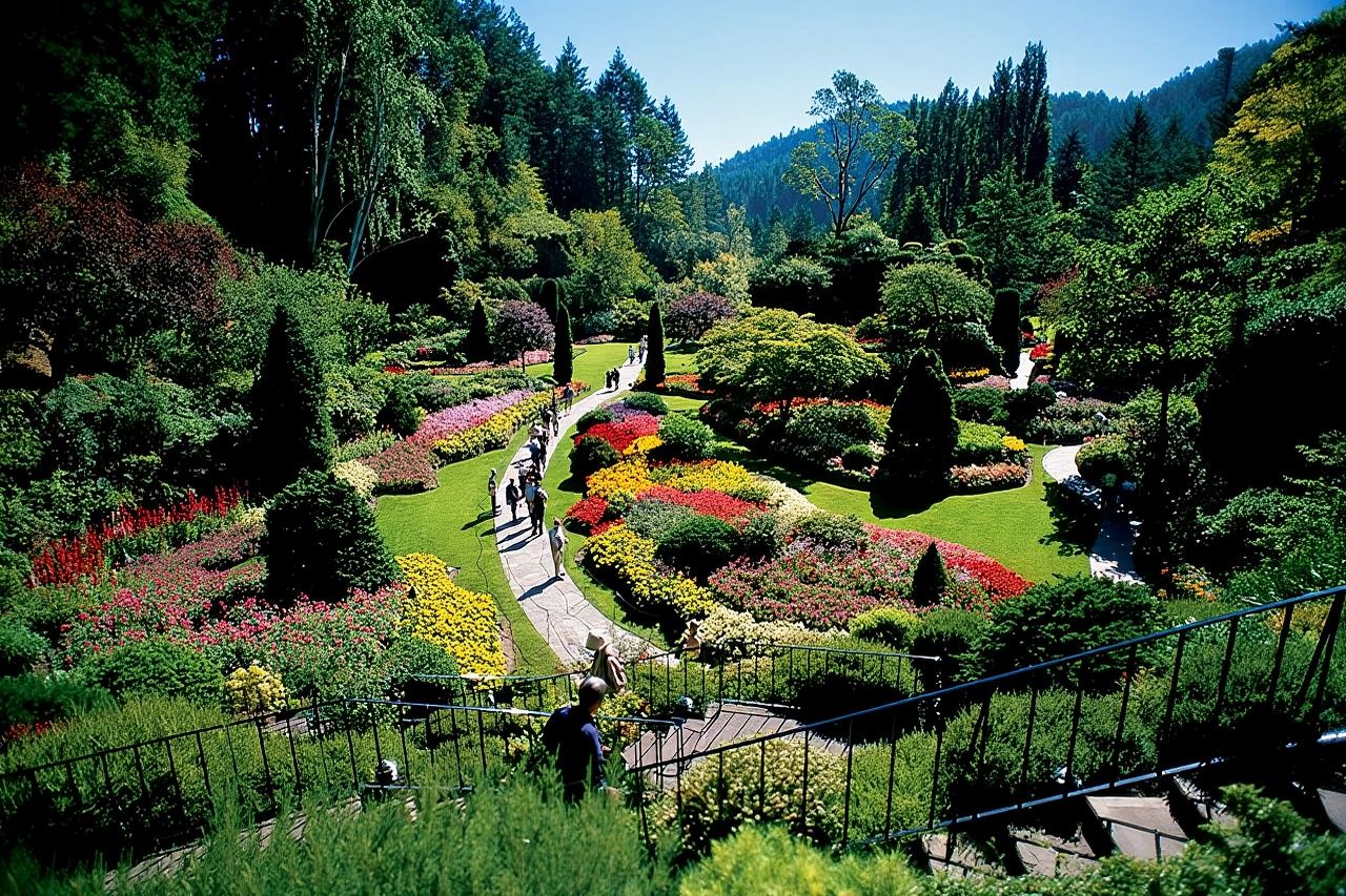Tour durch die Victoria & Butchart Gardens mit Fähranfahrt ab Vancouver