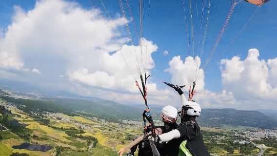 騰沖東山國際滑翔傘基地滑翔傘飛行體驗【雲端飛行/高度350米/贈送寶險 GOPRO相機視頻/可選360全景】