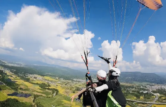 騰衝東山國際滑翔傘基地滑翔傘飛行體驗【雲端飛行/高度350米/贈送寶險 GOPRO相機視頻/可選360全景】