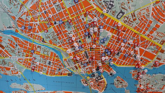 Walking tour through Stockholm spy city