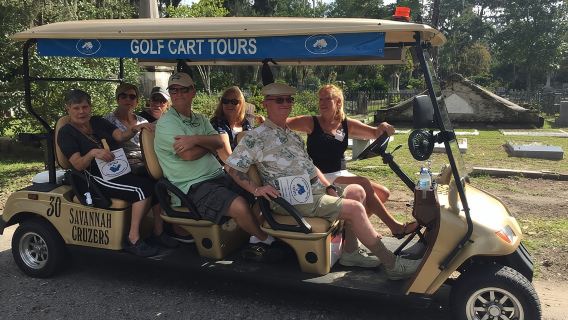 Recorridos en carrito de golf, Cementerio Bonaventure, Savannah Cruzers
