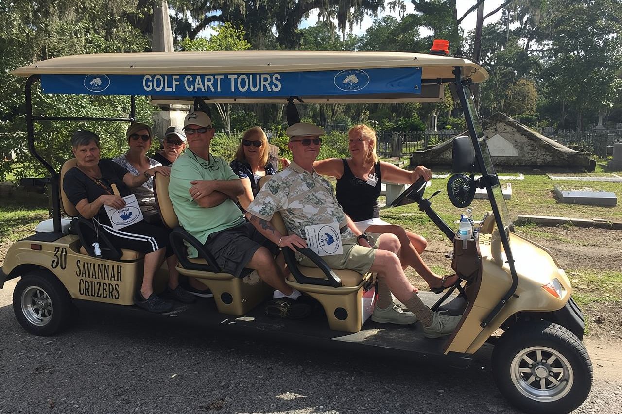 Recorridos en carrito de golf, Cementerio Bonaventure, Savannah Cruzers