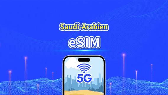 Saudi-Arabien eSIM | 5G/4G | Tägliches/Gesamtdatenpaket | 1-30 Tage | 24-Stunden-Abrechnung | QR-Code