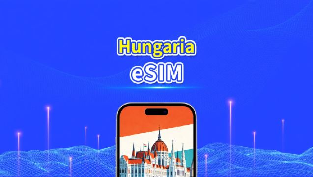 eSIM Hongaria | 5G/4G | Paket data harian/total | 1-30 hari | Penagihan 24 jam | kode QR
