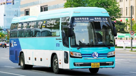 Incheon airport - Seoul city K-Limousine airport bus ticket