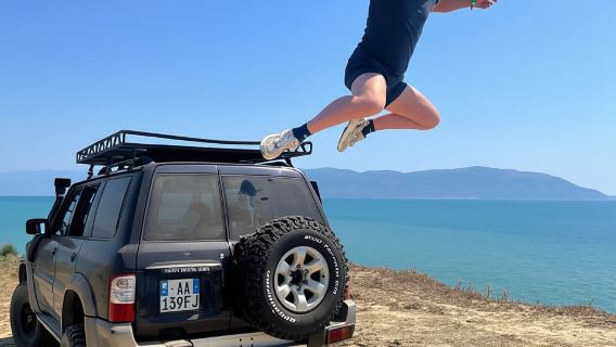 Vlorë Off-Road Jeep Turu: Vahşi doğa, bir manastır ve gizli plajlar