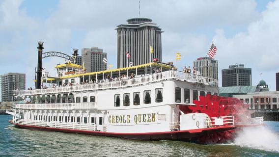 Crociera storica sul fiume Mississippi a bordo del battello a pale Creole Queen