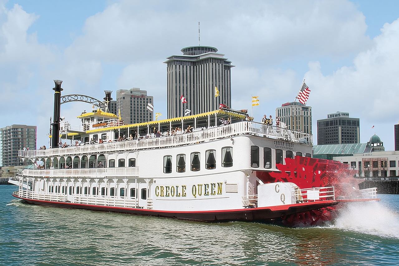 Historische Mississippi River Cruise met raderboot Creole Queen