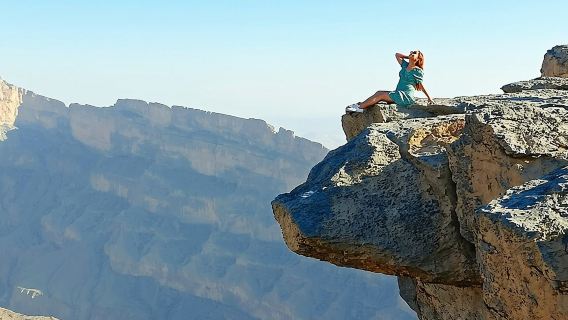 Nizwa Fort-Nizwa Souq-Misfah Al Arbyeen-Jebel Shams - Tour privato di un'intera giornata