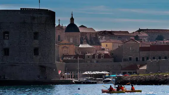 Dubrovnik: Sunset Kayaking & Snorkeling with water &wine