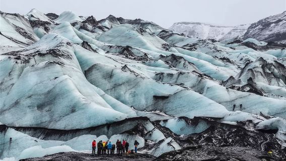 Iceland Sólheimajökull Glacier Hiking Adventure (Kumpulan Kecil 15 Orang/Termasuk Peralatan Glasier)