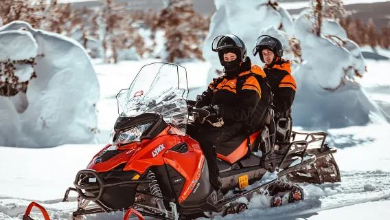 Saariselkä: One Hour Snowmobile Safari