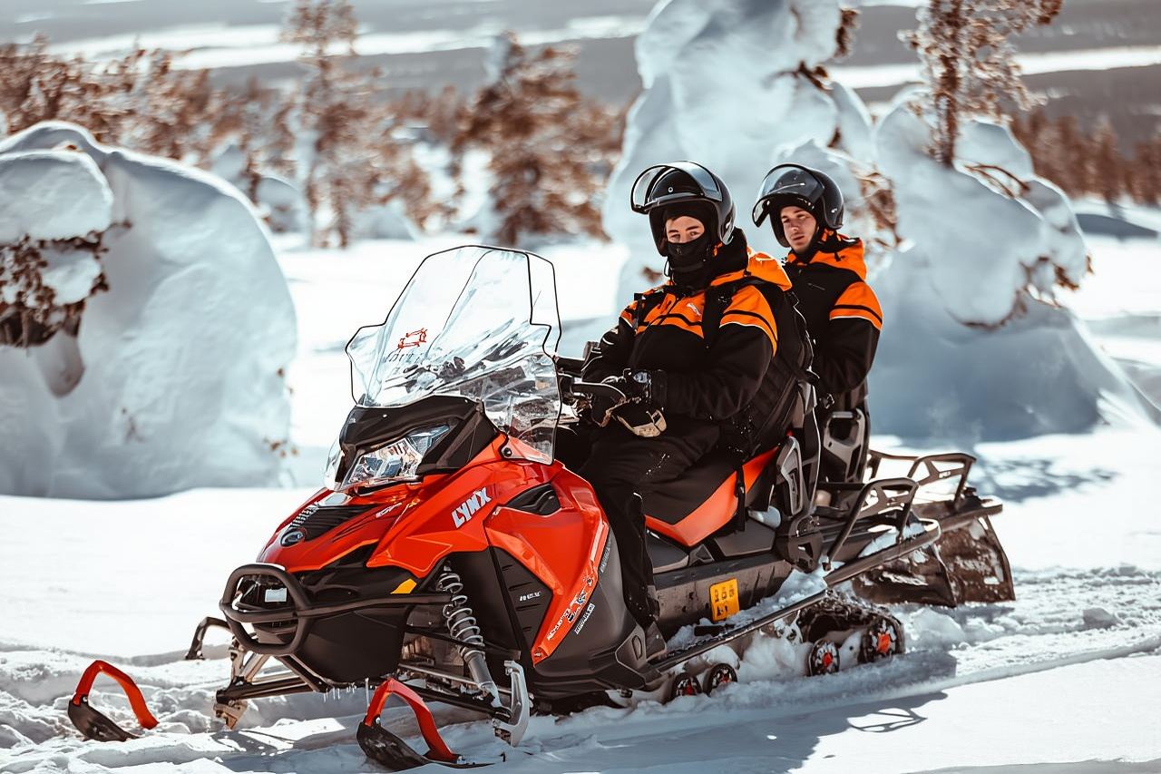 Levi: One Hour Snowmobiling Experience