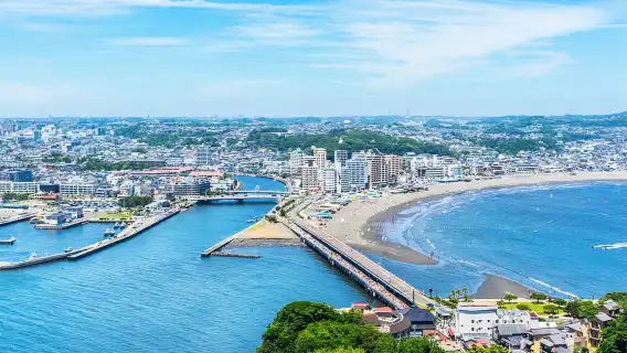 東京:鎌倉、江ノ島、電車の旅、大仏