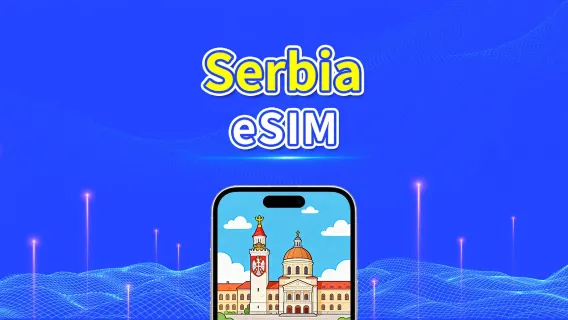 eSIM Serbia | 4G | Gói dữ liệu Hàng ngày/Tổng | 1–30 ngày | Thanh toán 24 giờ | Mã QR