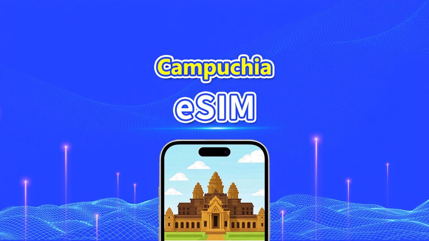 Campuchia eSIM | 4G | Gói dữ liệu Ngày/Tổng | 1–30 ngày | Tính cước theo ngày dương lịch | Mã QR