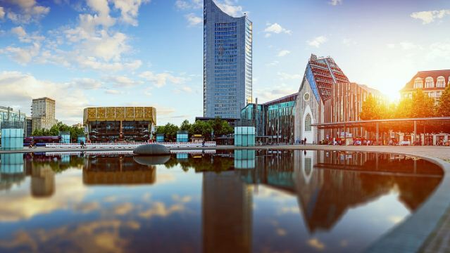 Leipzig : Guided tour with Panorama Tower for a private group